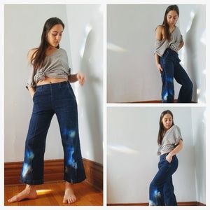 Very 70's flare / wide leg blue jeans